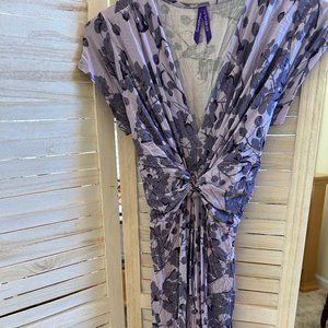 Seraphine maternity purple dress